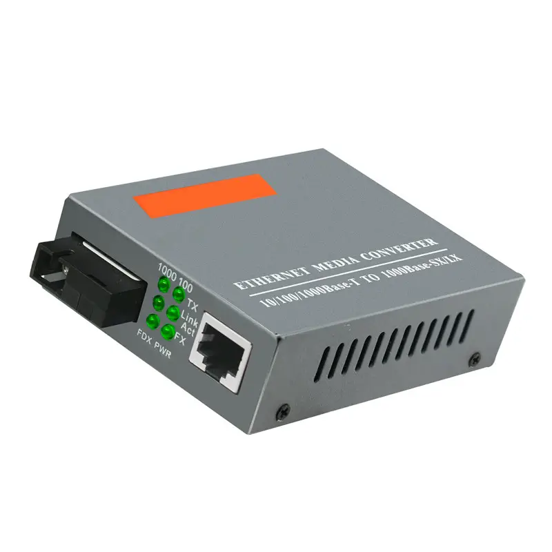 Netlink-Base de fibra óptica 1000 a Sx/Lx, convertidor de medios de fibra de Htb-Gs-03Ab, modo único, rápido a Ethernet