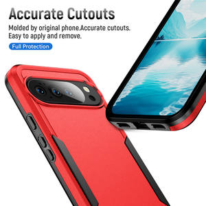 Étui de protection pour téléphone à double couche antidérapant et résistant pour Google Pixel 10 Pro XL 9 <span class=keywords><strong>8</strong></span> Pro TPU+PC Anti-rayures et antichoc - Product Image 4