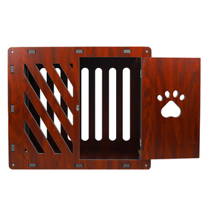 Su Geçirmez Çevre Dostu Nefes Alabilen Çıkarılabilir Yuvarlak Köpek Kulübesi Paletlerden Yapılmış Outback Kütük Kulübesi Evcil Hayvan Evi - Product Image 6