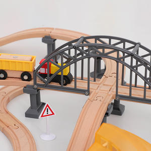 Juguetes Educativos <span class=keywords><strong>de</strong></span> Plástico, Serie <span class=keywords><strong>de</strong></span> Pistas <span class=keywords><strong>de</strong></span> Ensamblaje para Niños, Vida en la Ciudad Costera, Escala 1:5, Compatible con <span class=keywords><strong>Thomas</strong></span> - Product Image 2