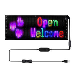 Hágalo usted mismo Flexible Rgb Led Display Bright Car Sign Board para parabrisas Diy <span class=keywords><strong>El</strong></span> producto - Product Image 4