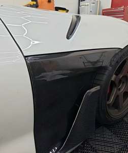 विज्ञापन शैली कार्बन फाइबर साइड बम्पर साइड स्कर्ट स्प्लिटर फेंडर टोयोटा सुप्रा ए 90 ए 91 mk5 बॉडी किट - Product Image 6