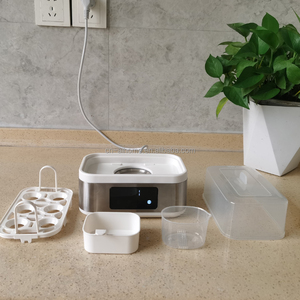 Nouveau design 2026, cuiseur à œufs électrique intelligent à affichage couleur, capacité de 6 œufs, forme carrée, pour œufs à la coque, semi-liquides ou durs - Product Image 5