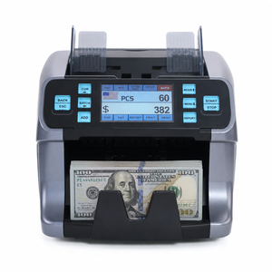 Dual-CIS-Geldzählmaschine mit Doppelpengenerkennung, 4,3-Zoll-Touchscreen-Geldzähler für Bankabrechnungen, Modell 22C - Product Image 1