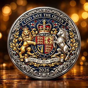 Monedas Conmemorativas de la Reina Isabel, Plateadas, Medallas Metálicas y Monedas Coleccionables al por Mayor - Product Image 3