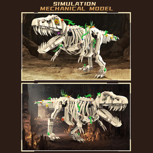 Modelo de <span class=keywords><strong>Esqueleto</strong></span> Fósil de Tiranosaurio Rex, Juguete de Plástico ABS, Set de Ensamblaje para Adultos, Caja de Regalo Coleccionable para Entusiastas de Dinosaurios - Product Image 4