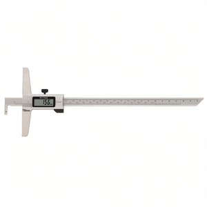 Calibrador de Profundidad Digital y Mecánico con Soporte para Pie, Longitud de 150 mm, para Mediciones de Precisión - Product Image 2