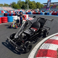 Kart à essence 212CC avec volant, buggy tout-terrain pour adultes, buggy à 4 roues pour divertissement en plein air