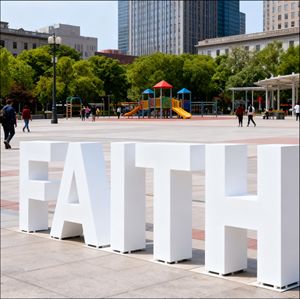 Ngoài trời trang trí sân vườn đám cưới bên sân khấu nền hiển thị lớn kim loại phong cảnh thư - Product Image 5