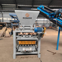 Pavage des cendres volantes Cinder béton brique creux ciment sable bloc faisant la machine manuel