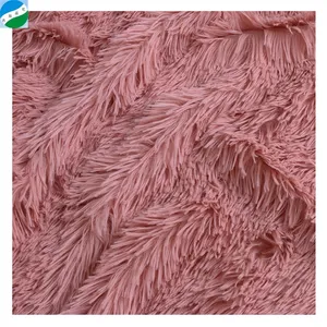 China textile woven polyester pv velvet fabrics plain dyed popular warm for winter dress