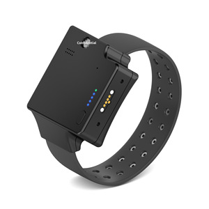 Traceur GPS de cheville en plastique étanche IP68 OEM pour détenus et patients, avec alarme de démontage et fonction <span class=keywords><strong>SOS</strong></span> - Product Image 1