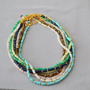 Gargantilla de piedra Natural para mujer, Collar corto de cadena a la moda, joyería sencilla para hombre, Bisutería - Product Image 5