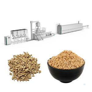 Automatische Sojabohnen protein herstellungs maschine Soja-Nugget-Extruder Tvp Textured Soy Protein Process Line - Product Image 3