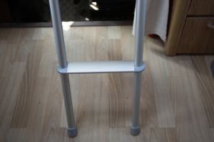 RV-spezifische nicht klappbare Leiter-silbernes einteiliges Design, rutsch feste Laufflächen, eingebaute Montage halterungen, langlebig - Product Image 3