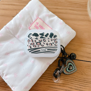 Funda protectora de TPU con estampado de leopardo para mujer para <span class=keywords><strong>AirPods</strong></span> Pro 2 <span class=keywords><strong>AirPods</strong></span> de cuarta generación 1/2, moda de silicona anticaída a prueba de golpes - Product Image 3