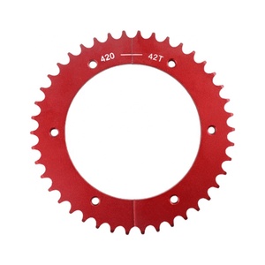 Piñón Trasero LINGQI RACING <span class=keywords><strong>420</strong></span> 42T para Motocicleta, Scooter, ATV, Go Kart, Quad, Motocicletas Todoterreno - Product Image 1