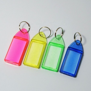 Wholesale Custom logo Blank Writable Lear <strong>Plastic</strong> Blank <strong>Key</strong> Ring <strong>Tags</strong> for Office and Hotel - Product Image 6