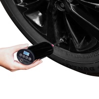 Compresseur d'air électrique portable multifonction 12V à gonflage automatique pour ballons, piscines, vélos et pneus de voiture