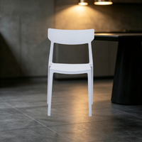 Chaise en plastique empilable de haute qualité au design italien pour table à manger, fauteuil de jardin en PP, fournisseurs de chaises