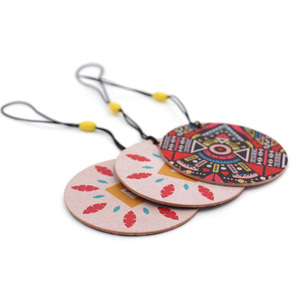 로고가 있는 자동차 방향제 걸기 국기종이 맞춤형 인쇄 오래 지속되는 향기 - Product Image 6