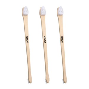 Eco-friendly Zero Resíduo 100% Biodegradável Duplo Lado Bambu <span class=keywords><strong>Pet</strong></span> <span class=keywords><strong>Toothbrush</strong></span> Dog <span class=keywords><strong>Toothbrush</strong></span> Cat <span class=keywords><strong>Toothbrush</strong></span>