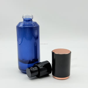 ขวดแก้วสีฟ้าเปล่าสำหรับบรรจุภัณฑ์เครื่องสำอางแบบกำหนดเอง ขนาด 35 มล. สำหรับโลชั่นและน้ำมันหอมระเหย - Product Image 3