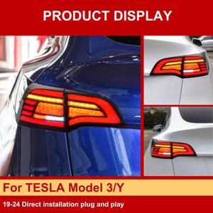 Accessori Auto <span class=keywords><strong>J</strong></span> ONE, Luci Posteriori per TESLA Model3/<span class=keywords><strong>Y</strong></span> 2019-2024, Fari Posteriori per Tesla Model <span class=keywords><strong>Y</strong></span> - Product Image 5