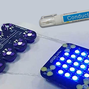 Bolígrafo de tinta conductora portátil para proyectos de programación, circuito de reparación de pintura conductora - Product Image 2