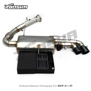 ท่อไอเสีย OEM SUS304 Catback Muffler สำหรับ BMW I8 1.5T ปี 2014-2019 ระบบไอเสีย Boska Valvetronic พร้อมระบบควบคุมเสียงแบบไดนามิก - Product Image 6