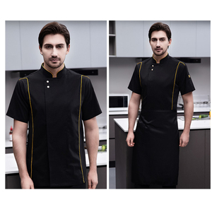 Veste de chef <span class=keywords><strong>professionnelle</strong></span> en polyester et coton, personnalisable, pour cuisines d'hôtels, boulangeries et restaurants – Meilleure vente - Product Image 4