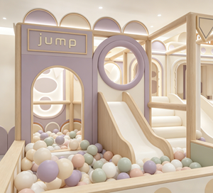 Set di Scivoli per Bambini Lavender Pastel Town per Centri Commerciali e Parchi Giochi al Coperto - Product Image 2