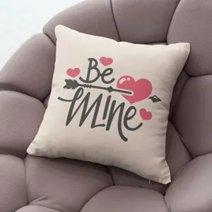 2023 thiết kế mới Ngày Valentine gối trường hợp thăng hoa in ấn tùy chỉnh ném gối bao gồm sofa đệm trường hợp bao gồm 45x45cm