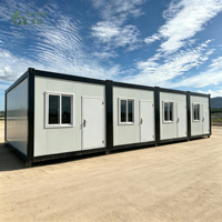 Casa Contenedor Prefabricada Modular, Portátil, de Bajo Costo, de 10 pies, 20 pies, 30 pies, 40 pies, Estructura de Acero, Kit de Vivienda