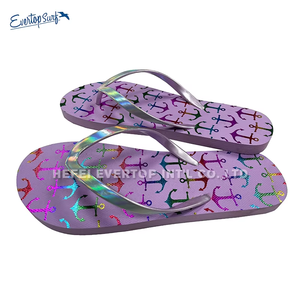 Tongs à imprimé ancre <span class=keywords><strong>nautique</strong></span>, sandales de plage confortables et antidérapantes en EVA pour un usage quotidien - Product Image 2