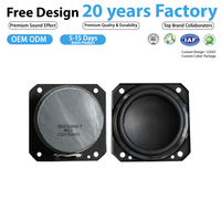 Haut-parleur large bande 5W 4 Ohm en métal, composant audio, directement de l'usine avec 20 ans d'expérience