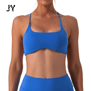 Joyyoung <span class=keywords><strong>Meilleure</strong></span> Vente Confort Respirant Femmes Extensible Doux Spandex Lisse Minceur <span class=keywords><strong>Running</strong></span> Sports Fitness Soutien-Gorge - Product Image 2
