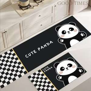 アメリカンスタイルのフレッシュキッチンマット、ベッドサイドラグ、ロングストリップカーペット、玄関マット、フルカット、耐久性、お手入れ簡単、汚れに強い - Product Image 6