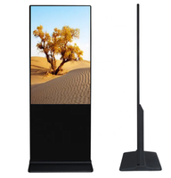 Kiosque numérique sur pied 85 pouces avec écran tactile capacitif LCD, système Android/PC, pour affichage publicitaire vidéo en ascenseur et métro