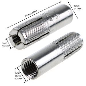Ancrage encastrable en acier inoxydable 304 - Boulon d'expansion moleté robuste pour fixation et fixation de maçonnerie - Product Image 2