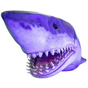 Modèle de grande roue de requin animatronique réaliste Gecai en résine, taille réelle pour extérieur - Product Image 1