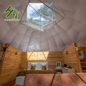 เต็นท์โดมใสกันน้ำสำหรับตั้งแคมป์กลางแจ้ง Garden Bee Outdoor สำหรับ 2-4 คน พร้อมหน้าต่างโปร่งแสงและม่านบังแดด เหมาะสำหรับฤดูร้อน รุ่น Beeline Glamping Domes - Product Image 6