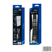 Ventilateur de refroidissement DOBE PS5 Slim avec lumières RGB, refroidisseur externe USB à clipser pour accessoires Playstation 5 Slim