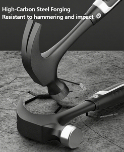 Martillo doméstico multifuncional con garra integrada, Martillo de carpintero, extractor de clavos, martillo pequeño, extractor de clavos - Product Image 5