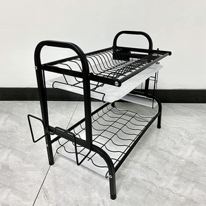 Estante de almacenamiento Escurridor de platos Dishrack Cocina Escurridor de platos de acero inoxidable <span class=keywords><strong>Bandeja</strong></span> - Product Image 6