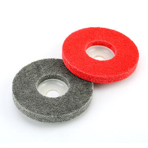 ล้อขัดไฟเบอร์แบบต่างๆ ผลิตตามสั่ง 7P ขนาด 100*16 มม. ล้อขัดโลหะสแตนเลส ล้อไนลอนสำหรับเครื่องเจียร - Product Image 5