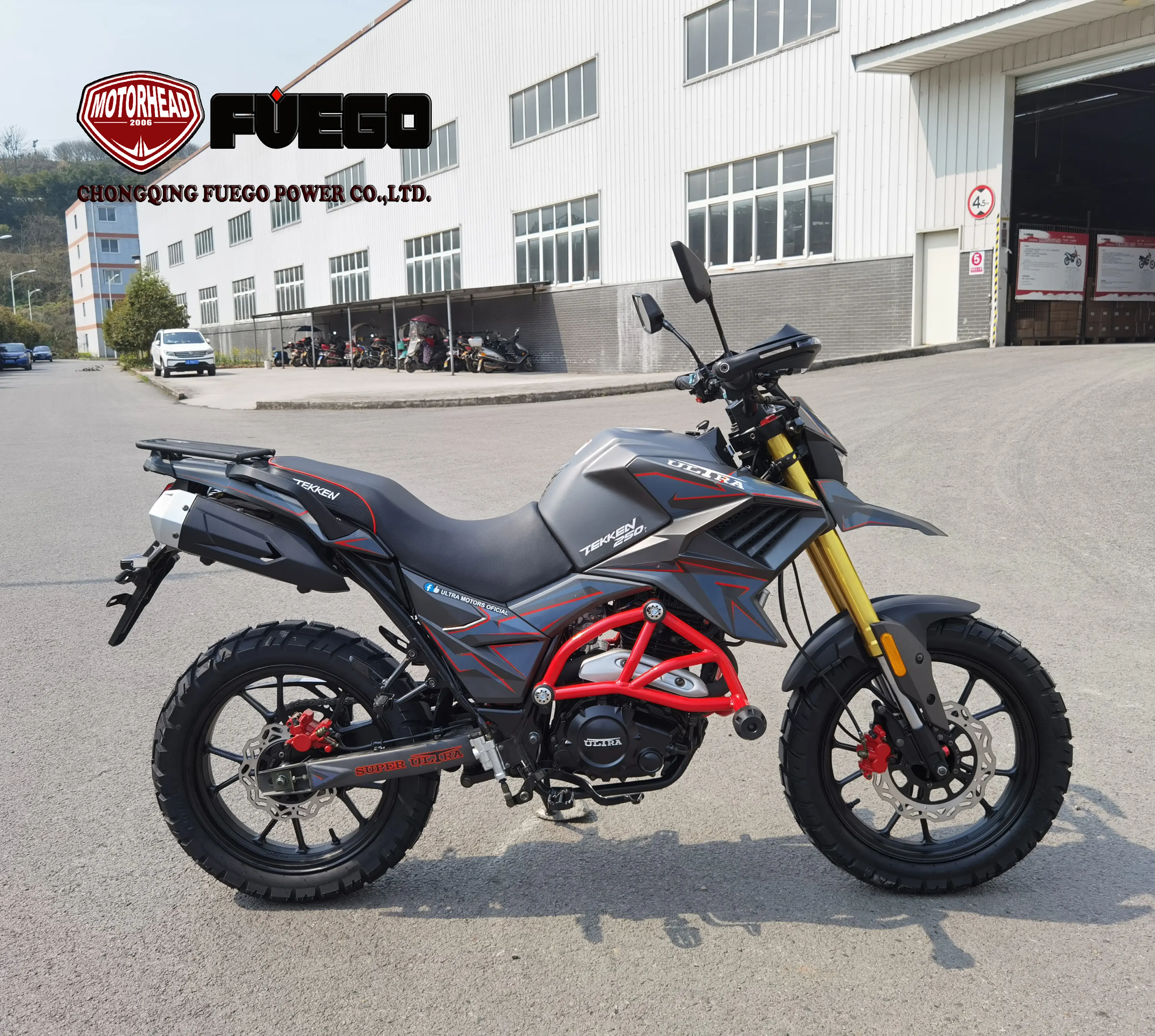 Nieuwe Volwassenen Enduro Cross Mororbike Euro Eec Trail Motos Fuego Power Teken Motorfiets