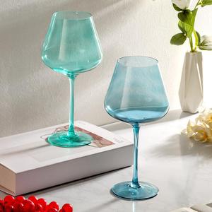 Đầy Màu Sắc Phong Cách Châu Âu Handmade Thân Thiện Với Môi 690Ml Lớn Bụng Rượu Vang Đỏ Kính Cho Quà Tặng Doanh Nghiệp - Product Image 3