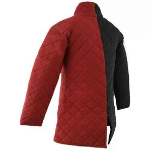 Auténtico abrigo Gambeson Medieval acolchado alto manga completa lona recreación armadura estilo Vintage chaquetas de invierno para hombres al por mayor - Product Image 2