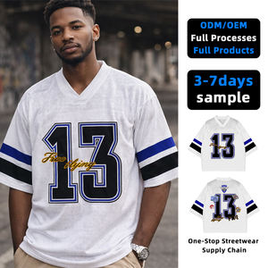 Top Ranking Men's Casual Hip Hop T-<b>shirts</b> Spandex/Polyester Knitted 200g Digital Printing Quick Dry OEM Service Custom <b>Patchwork</b> - Product Image 1